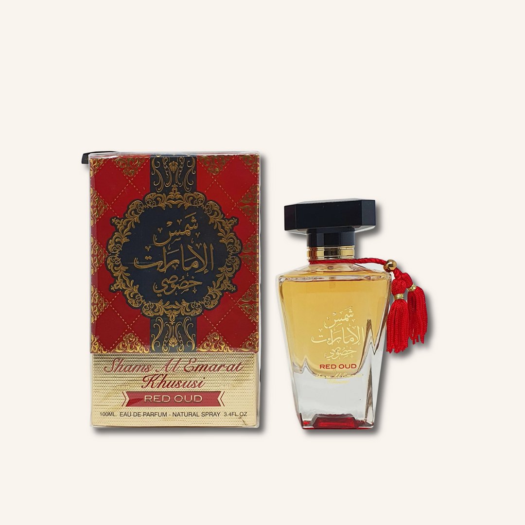 Parfum Shams Al Emarat Khususi Red Oud - Lattafa 100ml