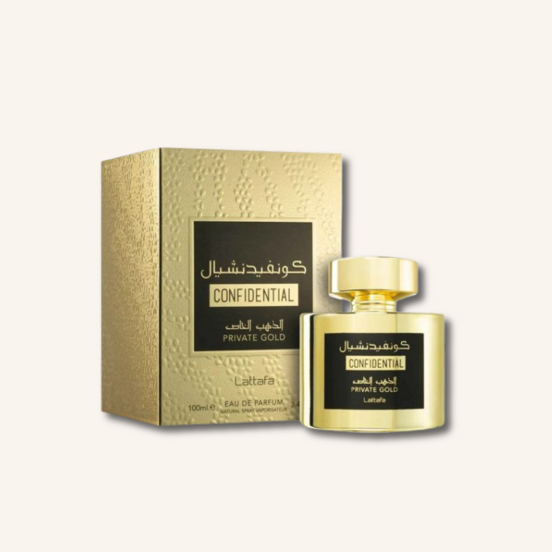 Parfum Confidential Gold - Lattafa 100ml Mixte